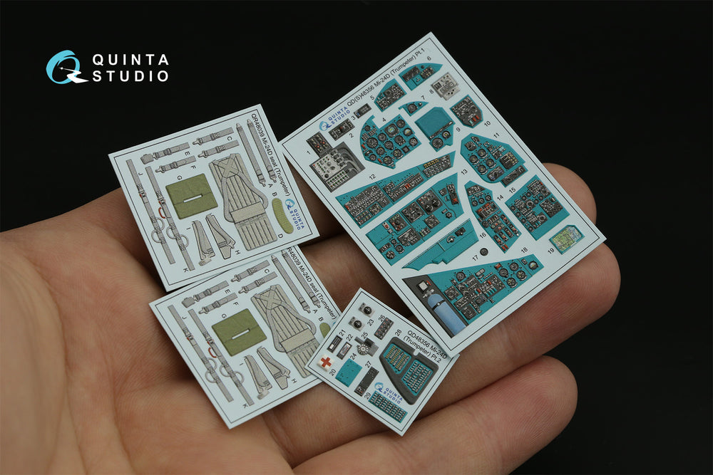 Quinta Studio QD48356 1:48 Mil Mi-24D 3D-Printed Interior Decals