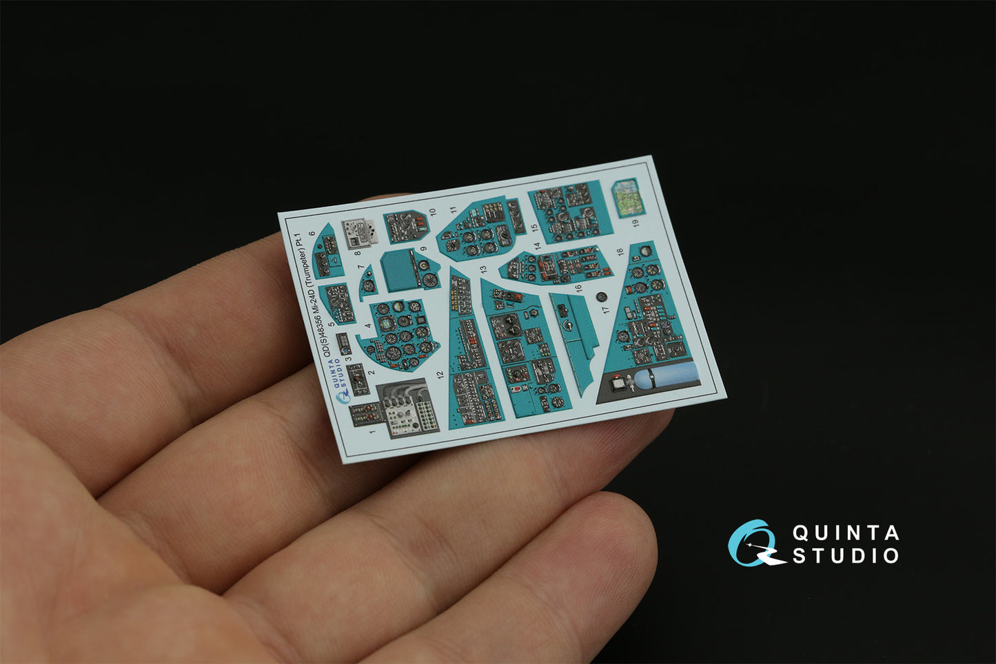 Quinta Studio QD48356 1:48 Mil Mi-24D 3D-Printed Interior Decals