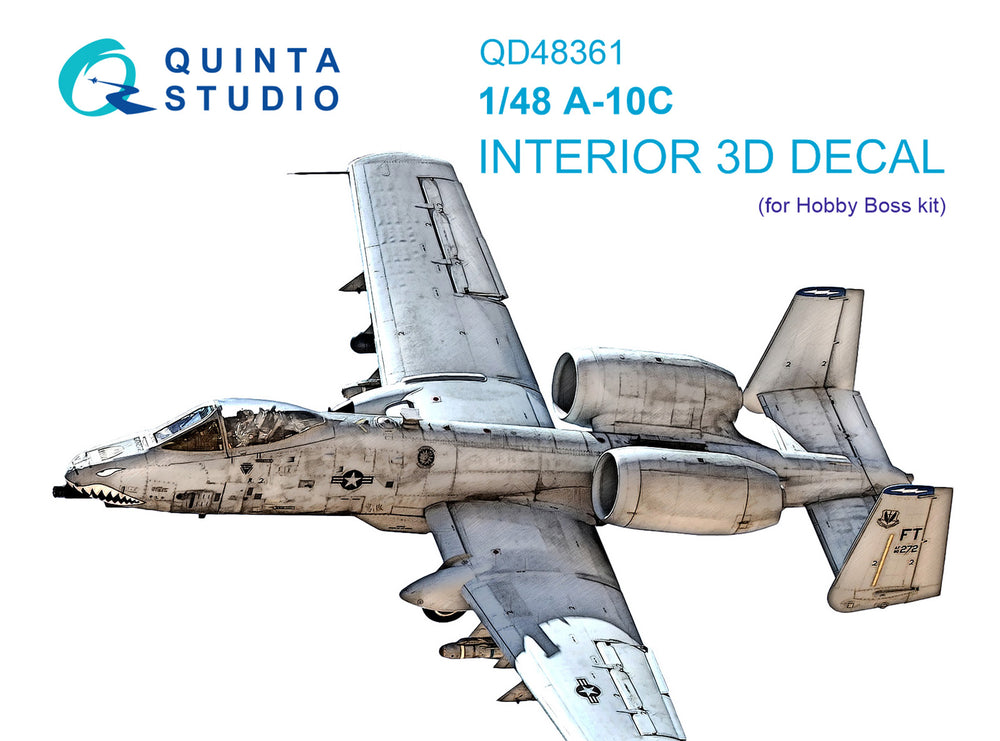 Quinta Studio QD48361 1:48 A-10C Thunderbolt II 3D Interior Decal