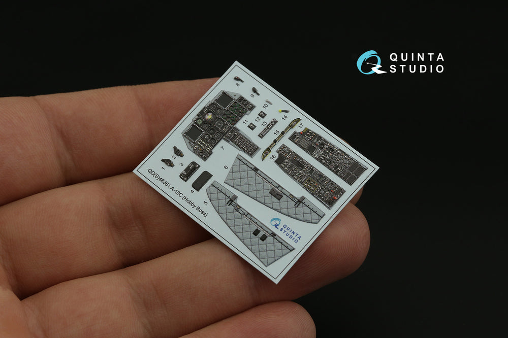 Quinta Studio QD48361 1:48 A-10C Thunderbolt II 3D Interior Decal
