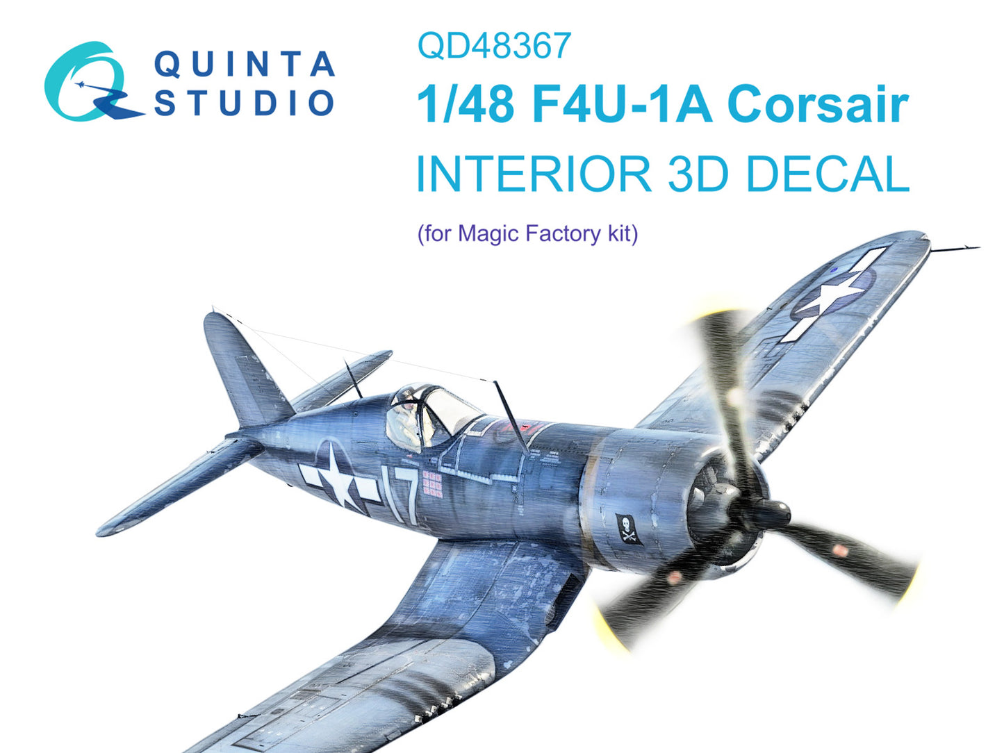 Quinta Studio QD48367 1:48 F4U-1A Corsair 3D Interior Decal