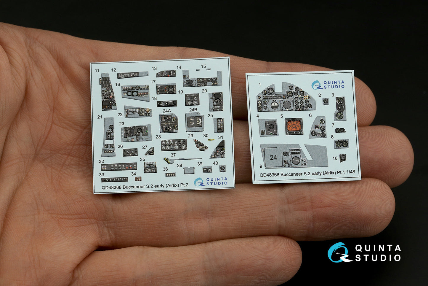 Quinta Studio QD48368 1:48 Buccaneer S.2 Early 3D Interior Decal