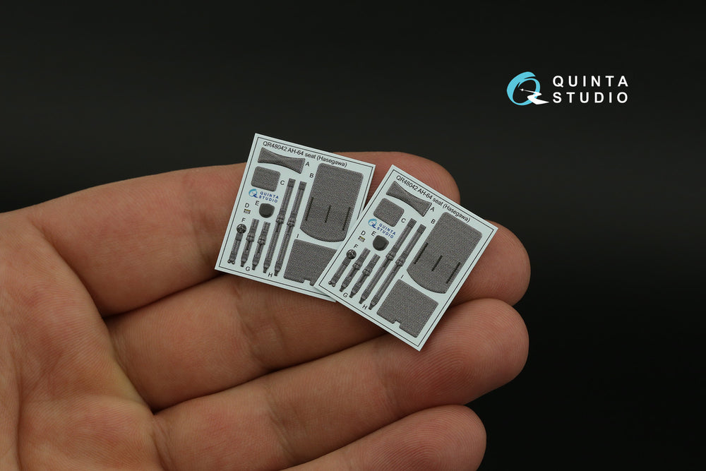 Quinta Studio QD48375 1:48 AH-64E Apache 3D Interior Decal