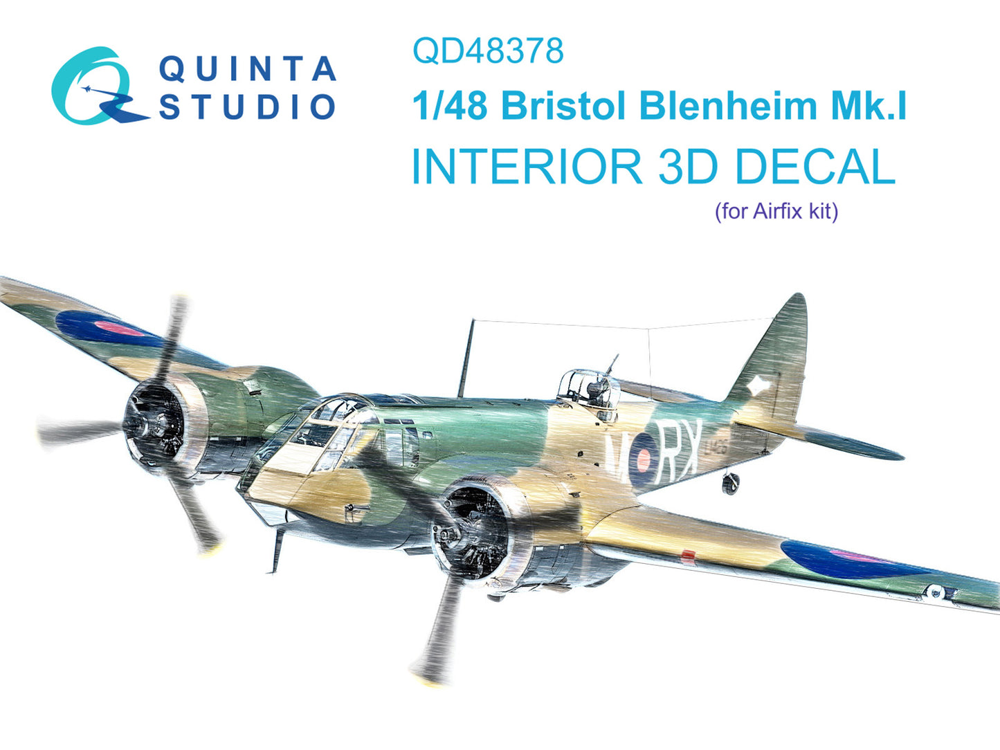 Quinta Studio QD48378 1:48 Blenheim Mk.I 3D Interior Decal