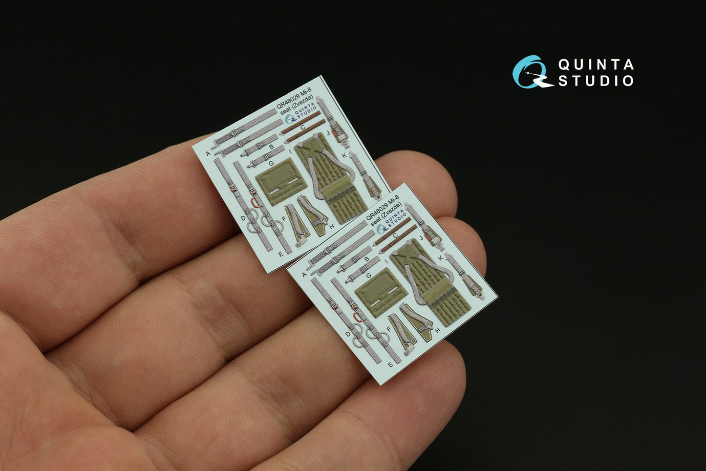 Quinta Studio QD48380 1:48 Mil Mi-8MT 3D-Printed Interior Decals