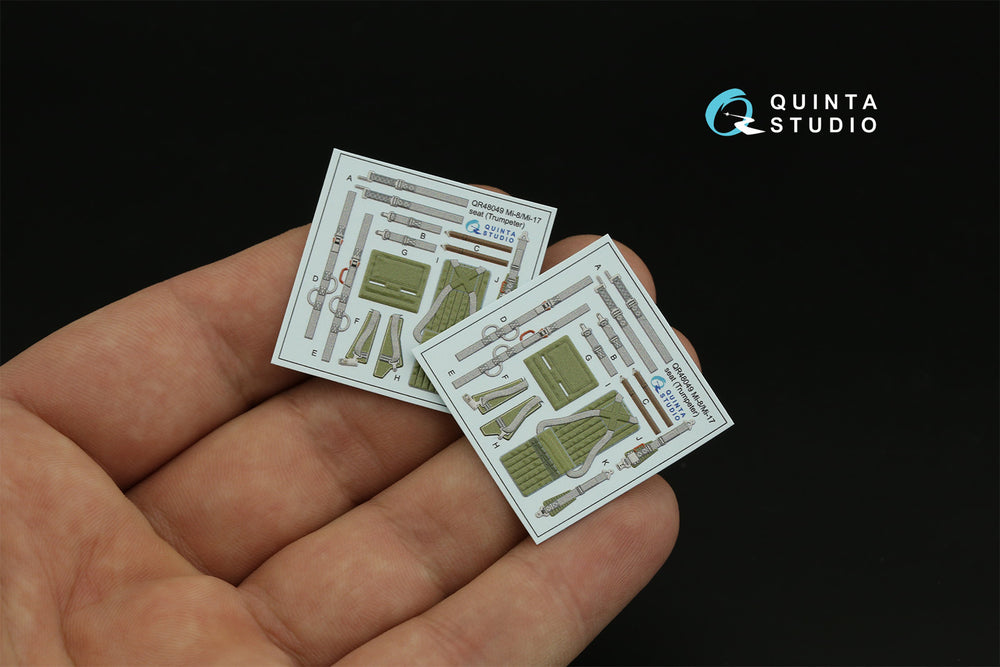 Quinta Studio QD48382 1:48 Mil Mi-8MT 3D-Printed Interior Decals