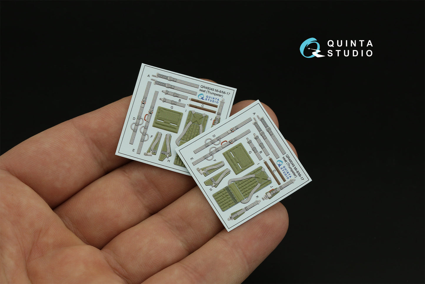 Quinta Studio QD48382 1:48 Mil Mi-8MT 3D-Printed Interior Decals