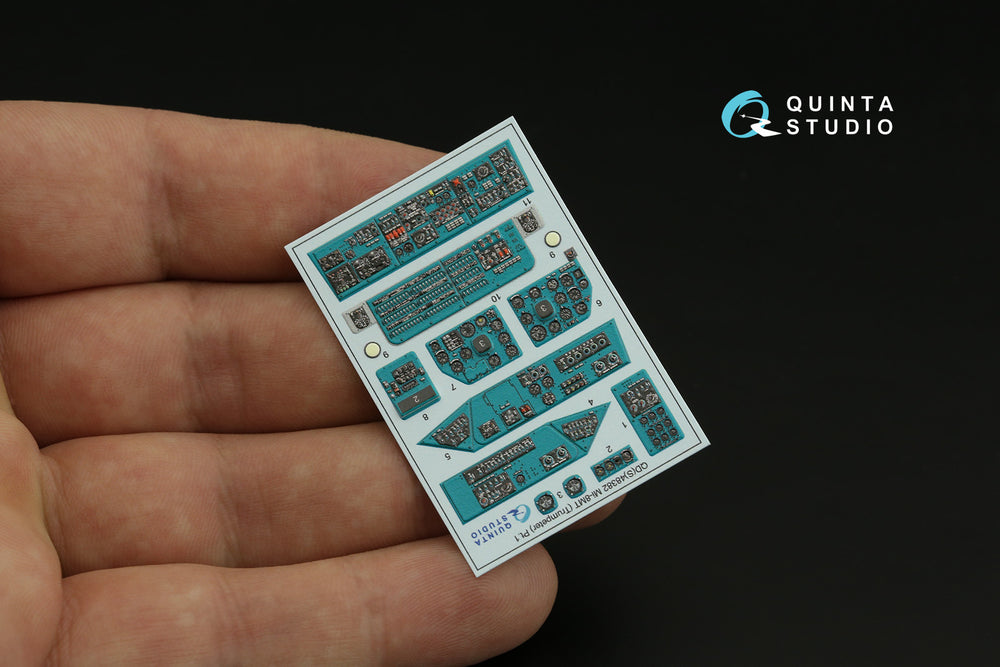 Quinta Studio QD48382 1:48 Mil Mi-8MT 3D-Printed Interior Decals