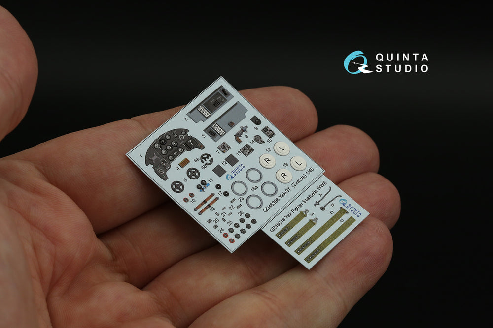 Quinta Studio QD48398 1:48 Yak-9T 3D Interior Decal
