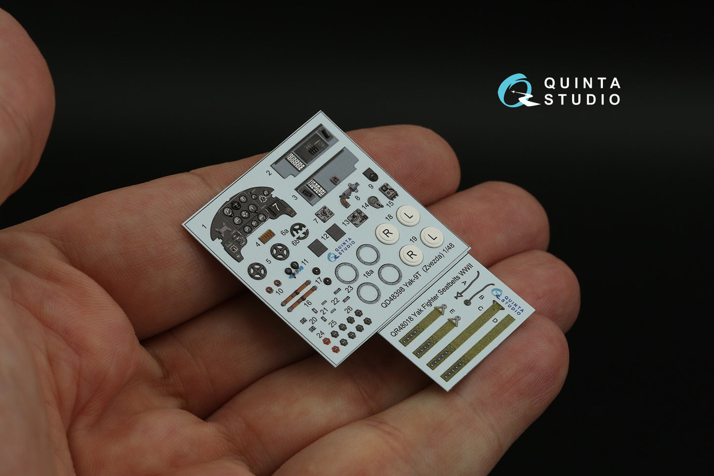 Quinta Studio QD48398 1:48 Yak-9T 3D Interior Decal