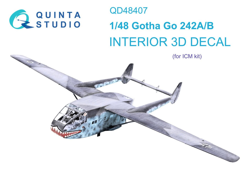 Quinta Studio QD48407 1:48 Go-242A/B 3D Interior Decal