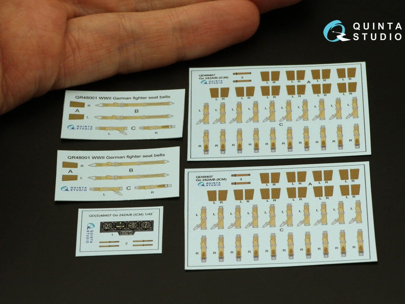 Quinta Studio QD48407 1:48 Go-242A/B 3D Interior Decal