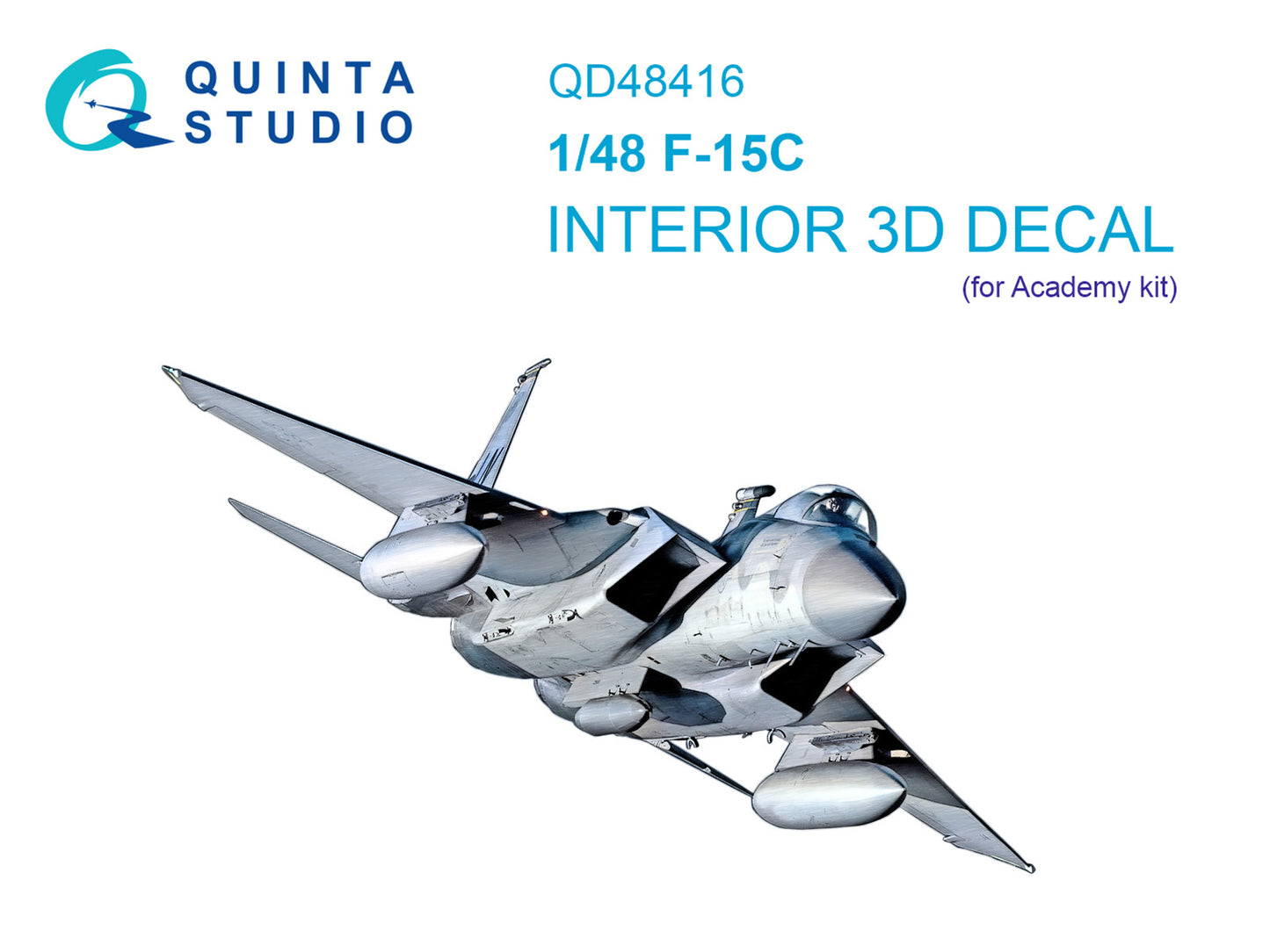 Quinta Studio QD48416 1:48 F-15C Eagle 3D Interior Decal