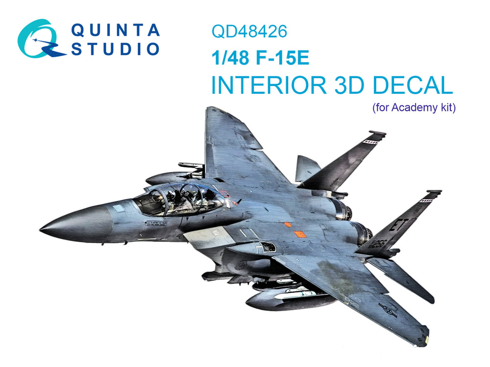Quinta Studio QD48426 1:48 F-15E Eagle 3D Interior Decal