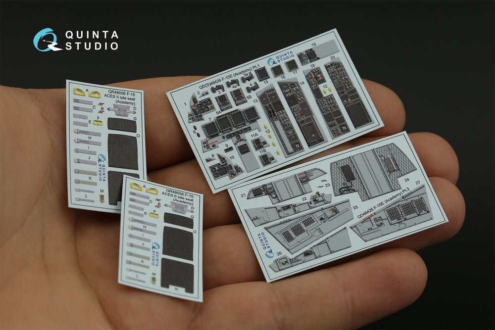 Quinta Studio QD48426 1:48 F-15E Eagle 3D Interior Decal