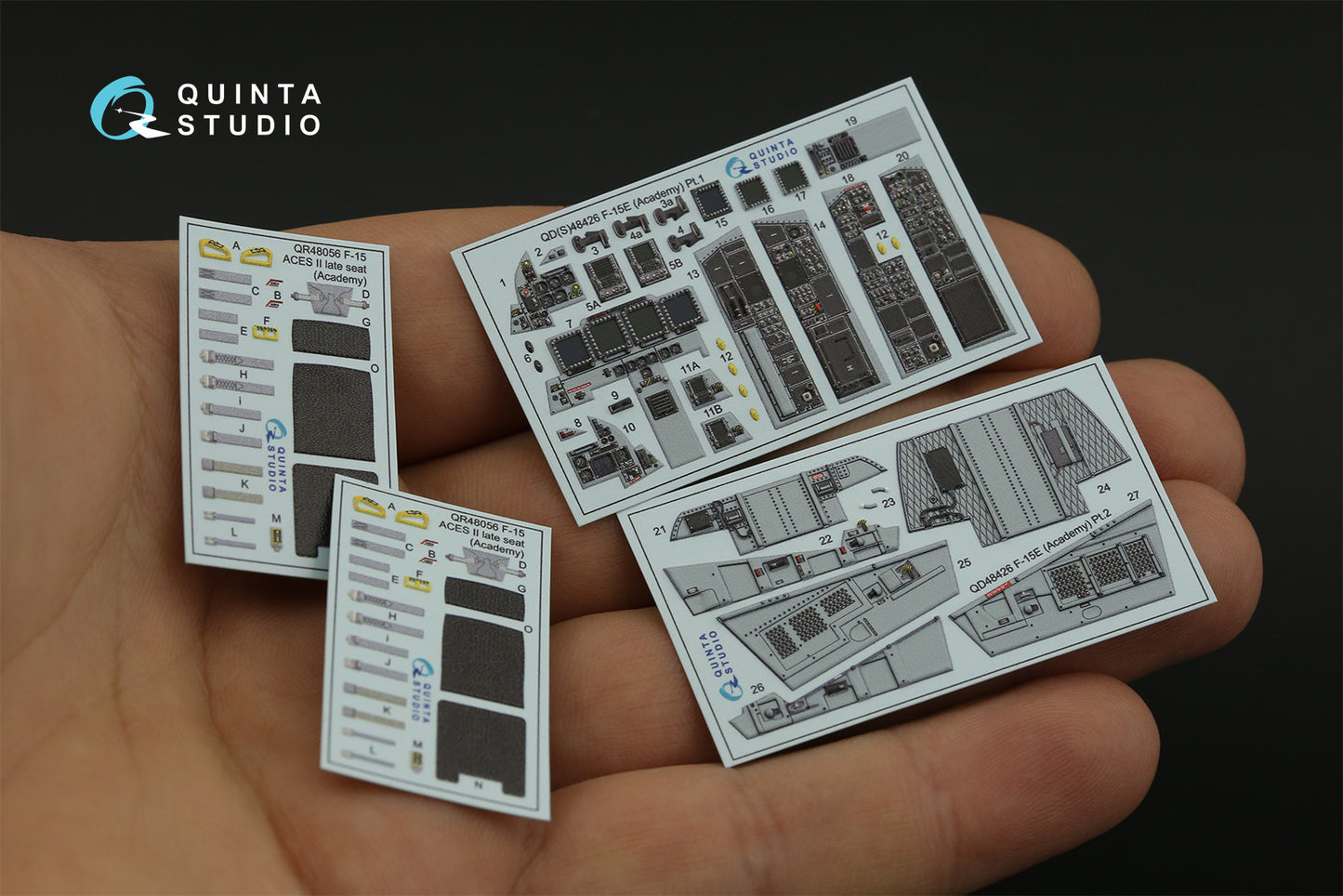 Quinta Studio QD48426 1:48 F-15E Eagle 3D Interior Decal