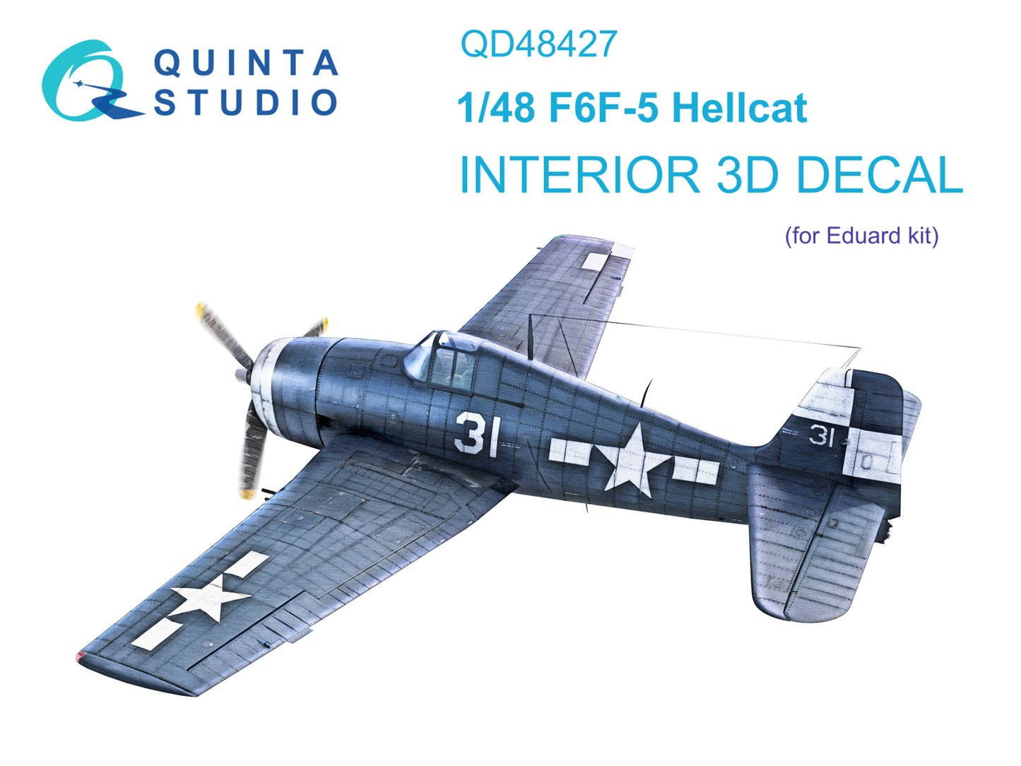 Quinta Studio QD48427 1:48 F6F-5 Hellcat 3D Interior Decal
