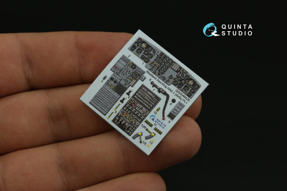 Quinta Studio QD48429 1:48 Sea King HAS.1 3D Interior Decal