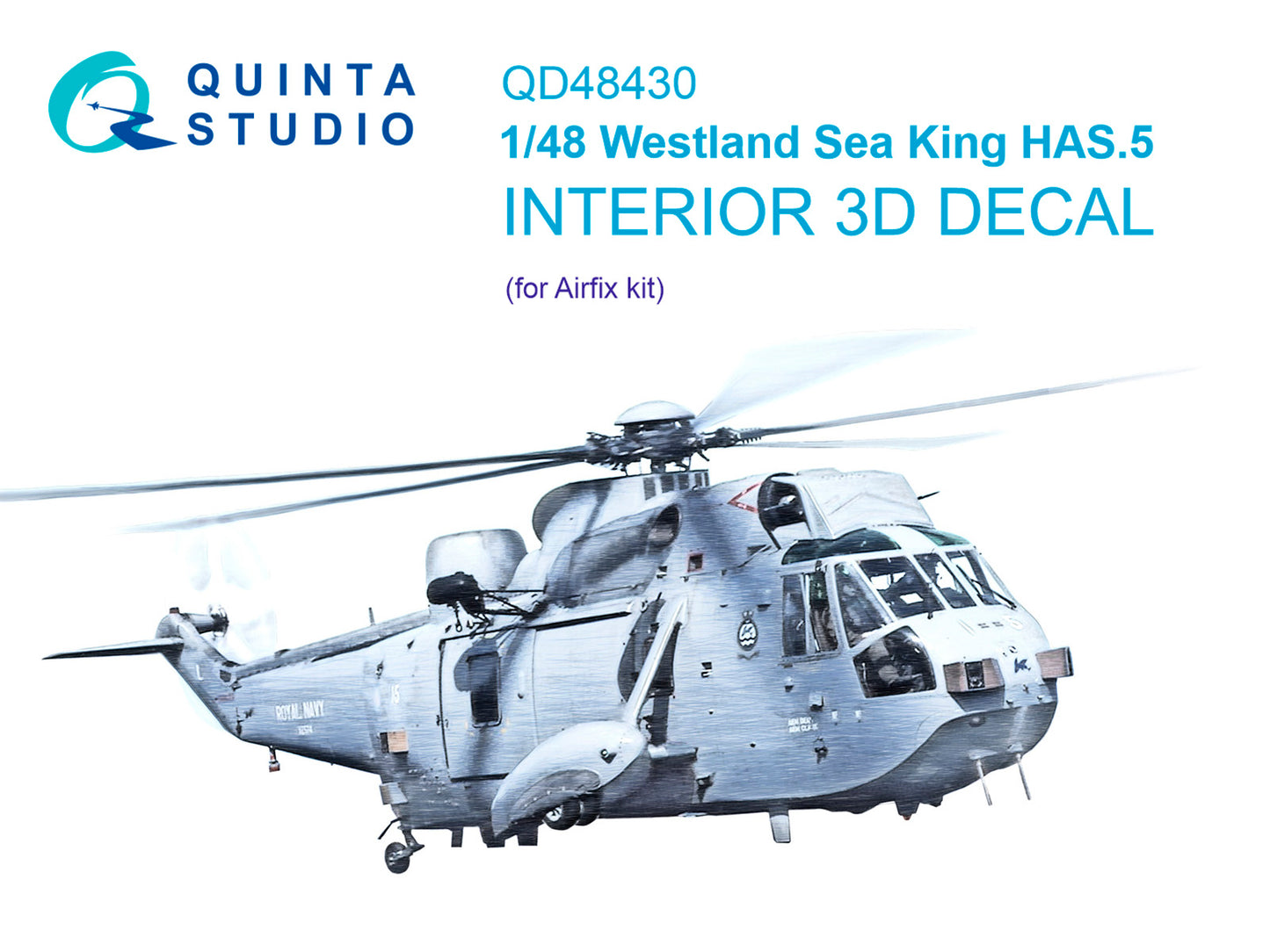 Quinta Studio QD48430 1:48 Sea King HAS.5 3D Interior Decal