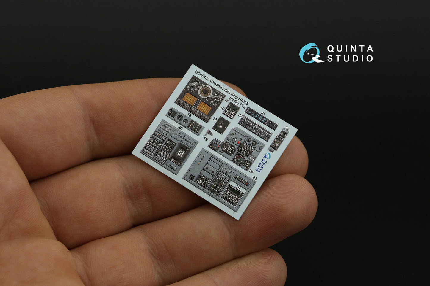 Quinta Studio QD48430 1:48 Sea King HAS.5 3D Interior Decal