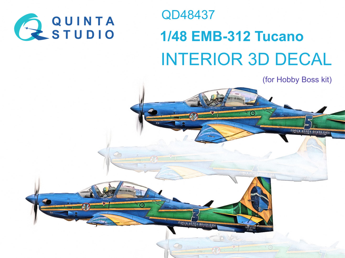 Quinta Studio QD48437 1:48 Embraer EMB-312 Tucano