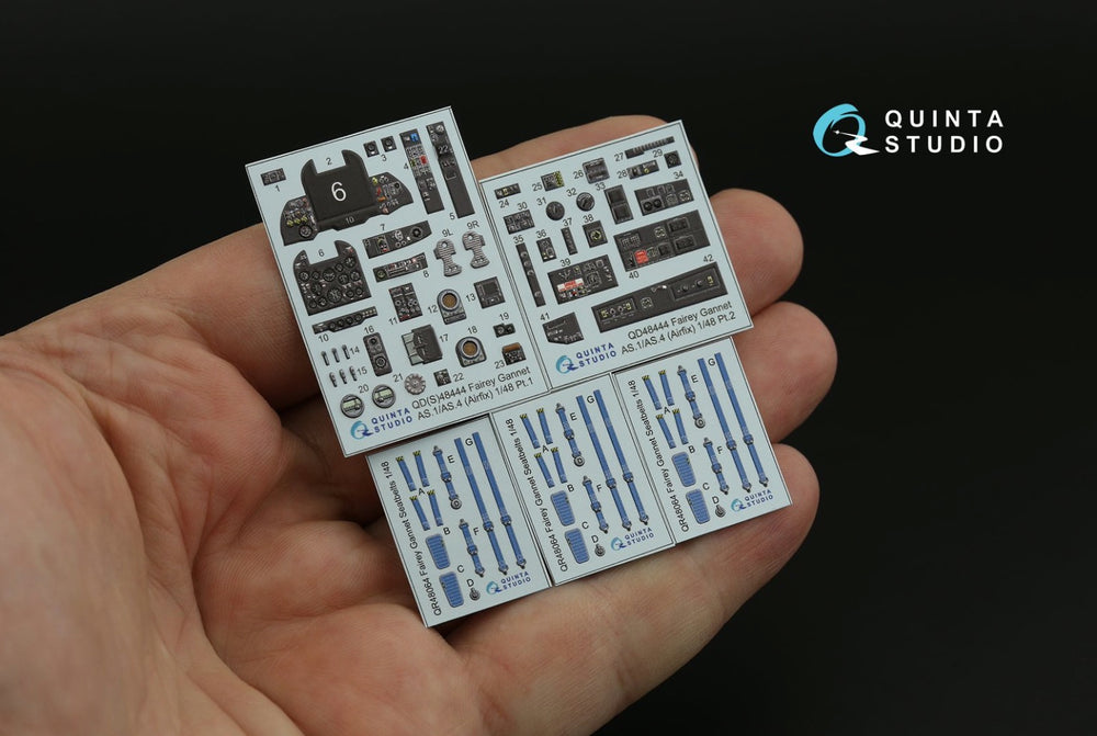 Quinta Studio QD48444 1:48 Gannet AS.1/AS.4 3D Interior Decal