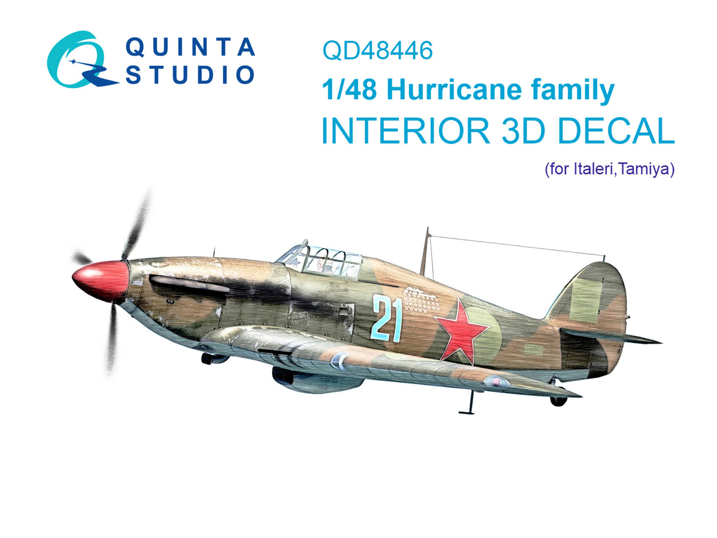 Quinta Studio QD48446 1:48 Hurricane Family 3D Interior Decal