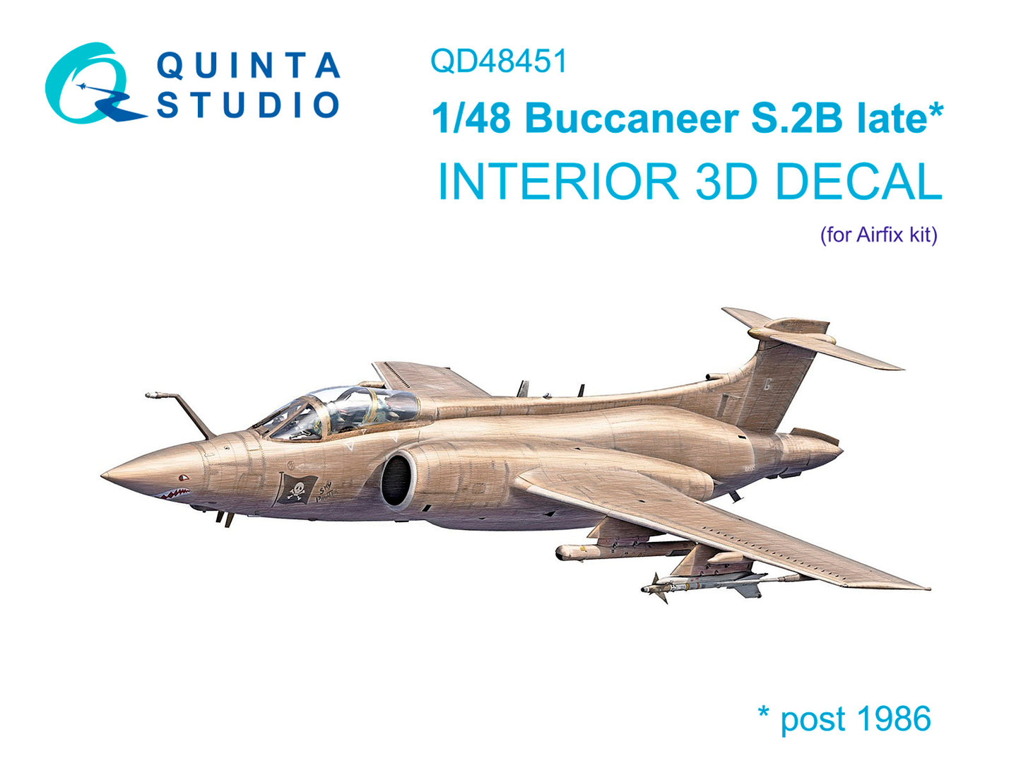Quinta Studio QD48451 1:48 Buccaneer S.2B Late 3D Interior Decal