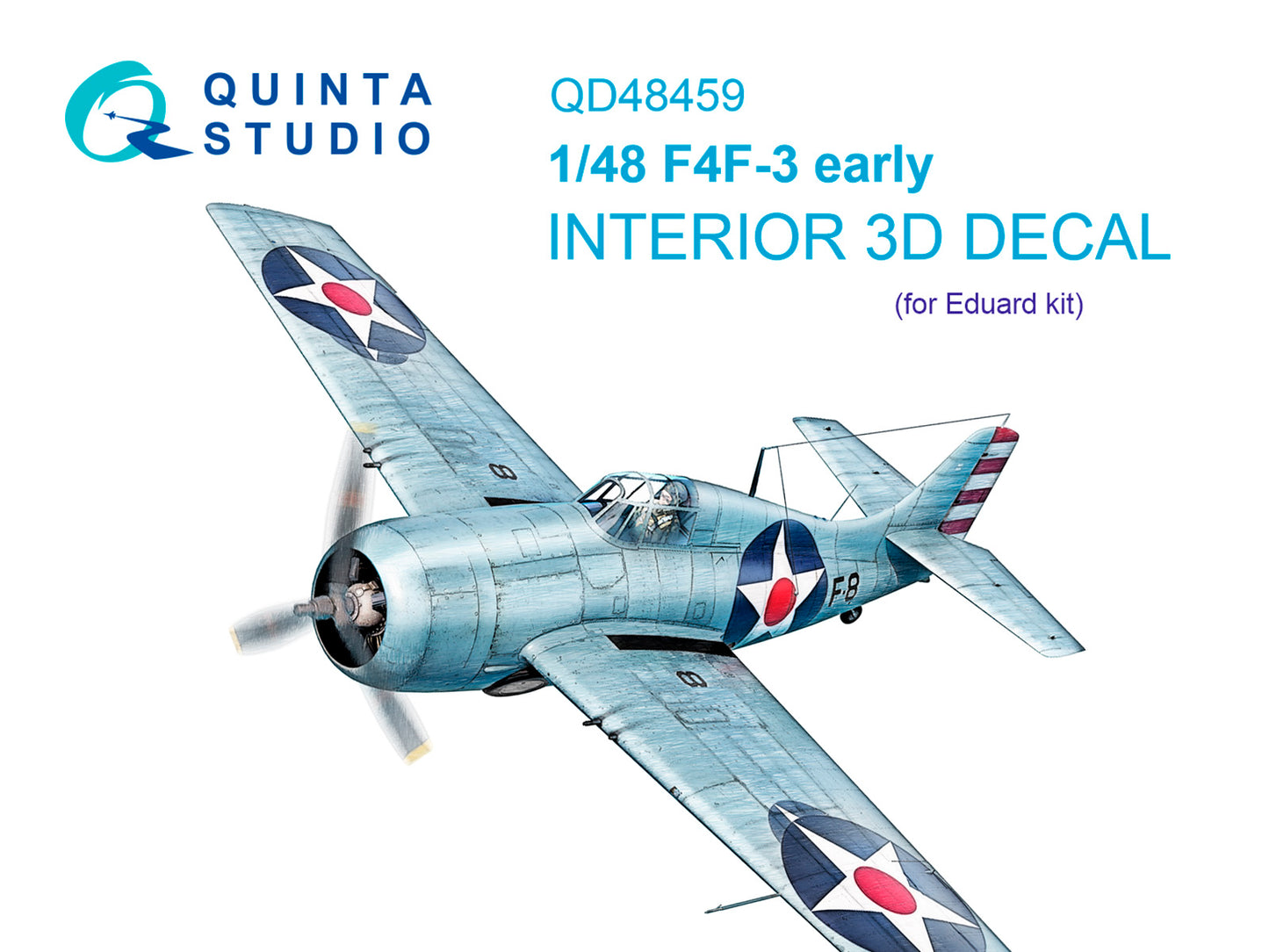 Quinta Studio QD48459 1:48 F4F-3 Wildcat Early 3D Interior Decal