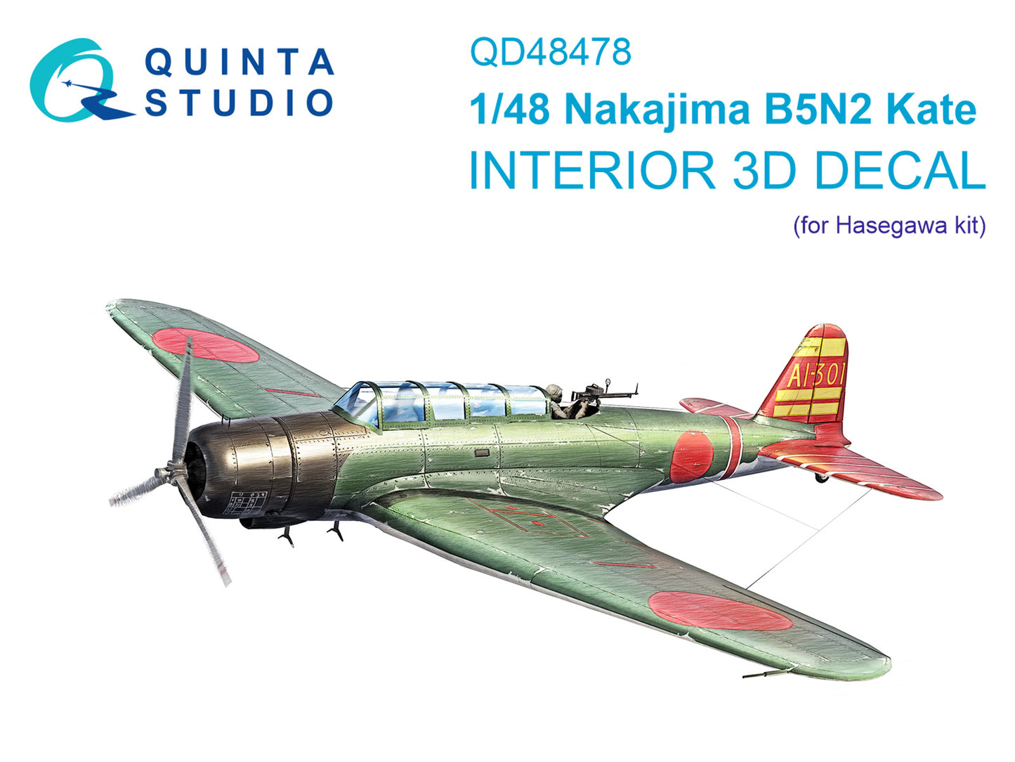 Quinta Studio QD48478 1:48 B5N2 Kate 3D Interior Decal
