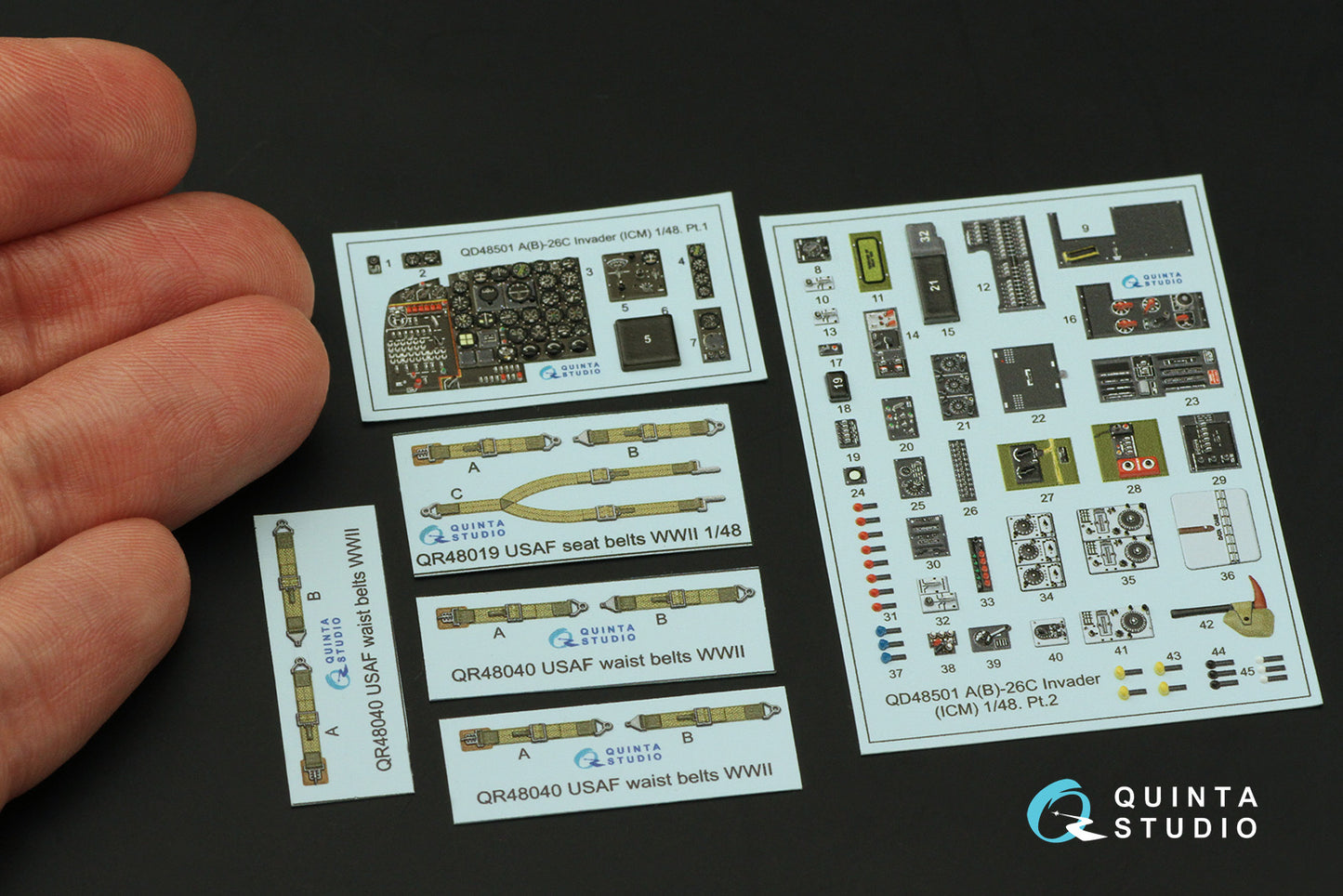 Quinta Studio QD48501 1:48 A-26C Invader 3D Interior Decal