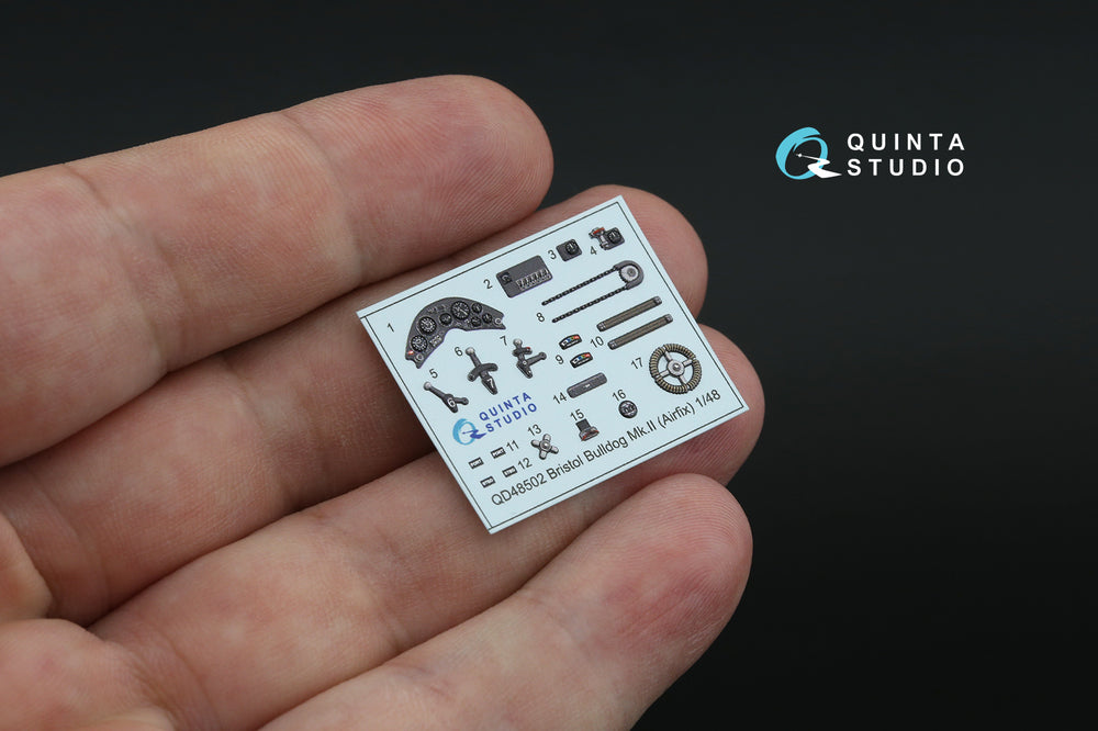 Quinta Studio QD48502 1:48 Bulldog Mk.II 3D Interior Decal