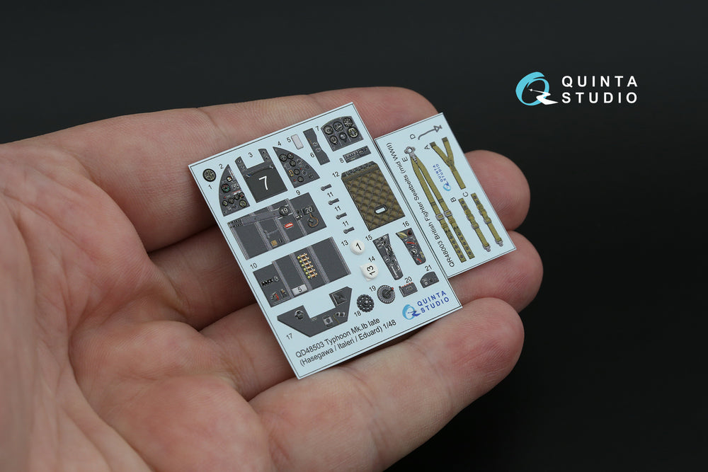 Quinta Studio QD48503 1:48 Typhoon Mk.Ib Late 3D Interior Decal