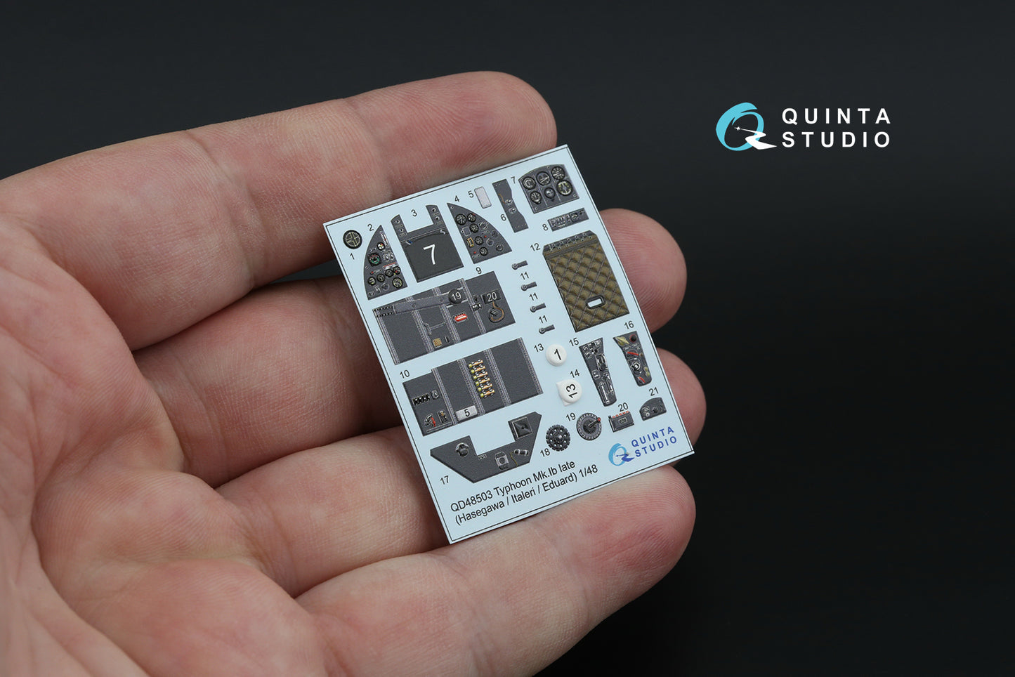 Quinta Studio QD48503 1:48 Typhoon Mk.Ib Late 3D Interior Decal