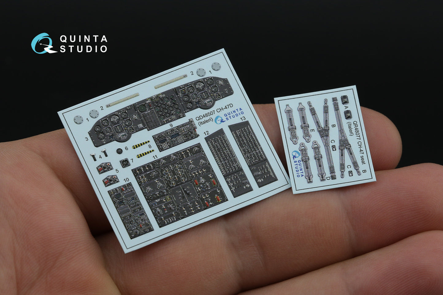 Quinta Studio QD48507 1:48 CH-47D Chinook 3D Interior Decal