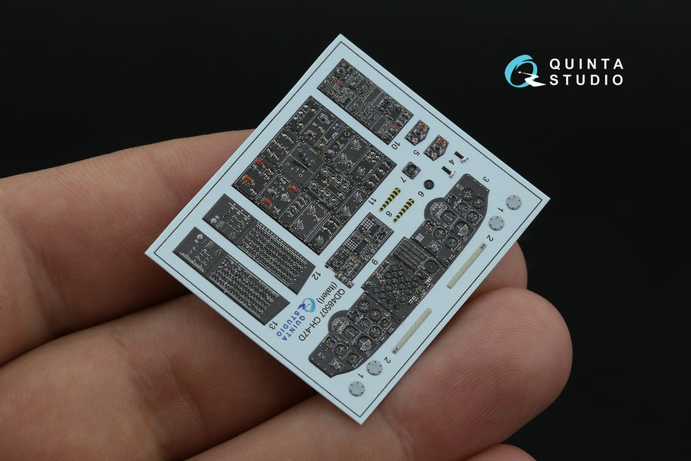 Quinta Studio QD48507 1:48 CH-47D Chinook 3D Interior Decal
