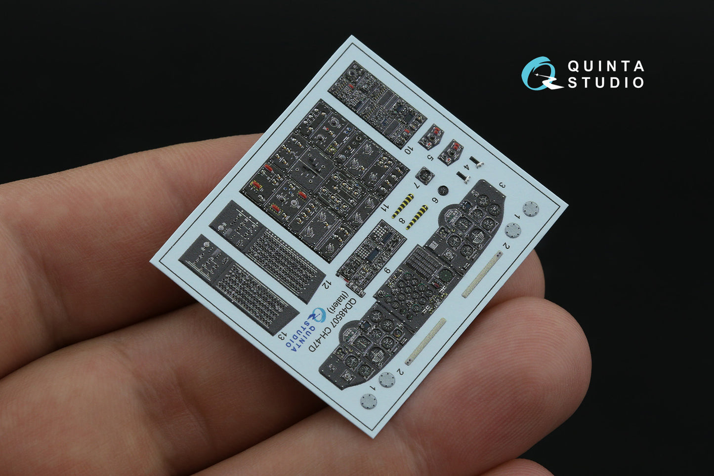 Quinta Studio QD48507 1:48 CH-47D Chinook 3D Interior Decal