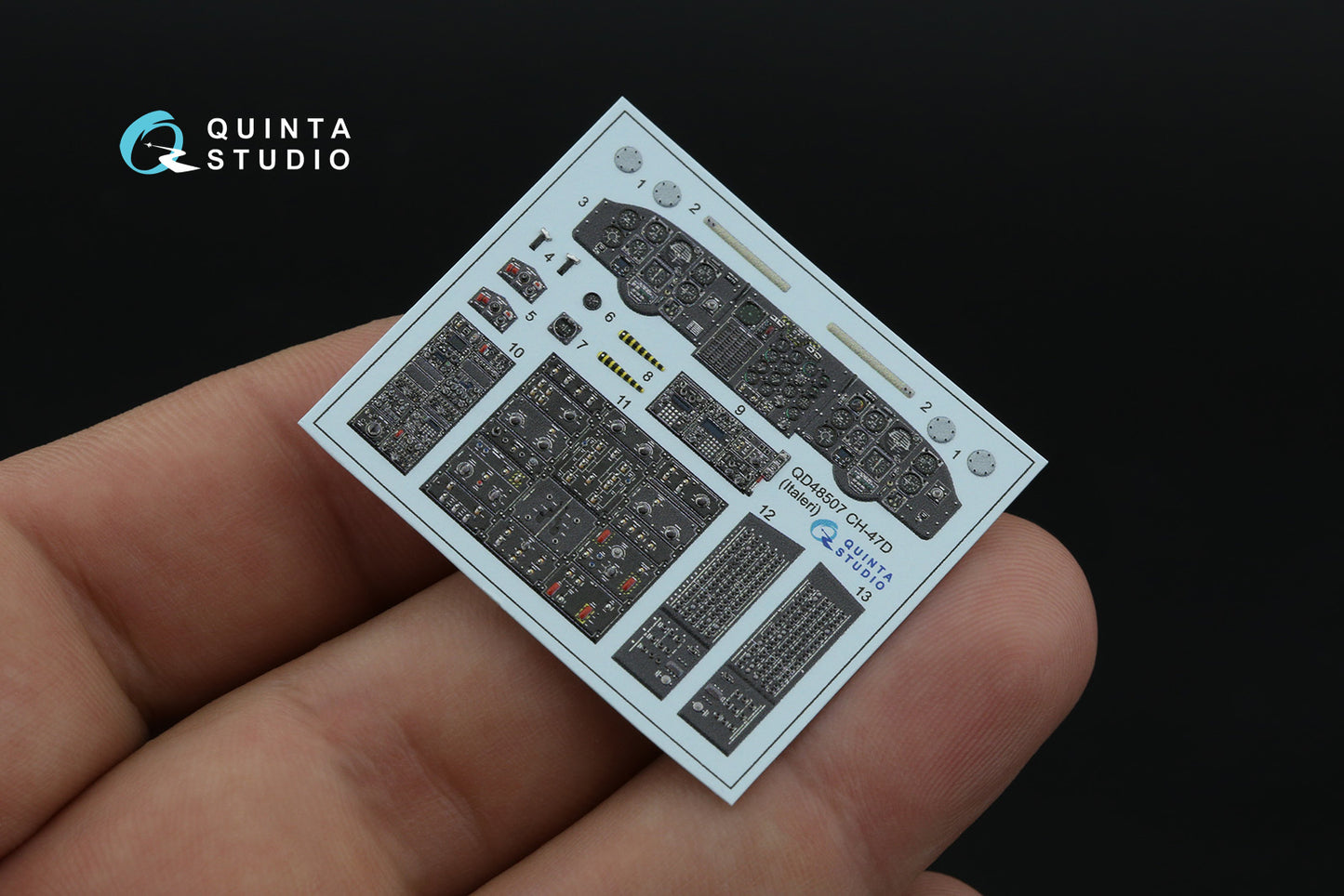 Quinta Studio QD48507 1:48 CH-47D Chinook 3D Interior Decal