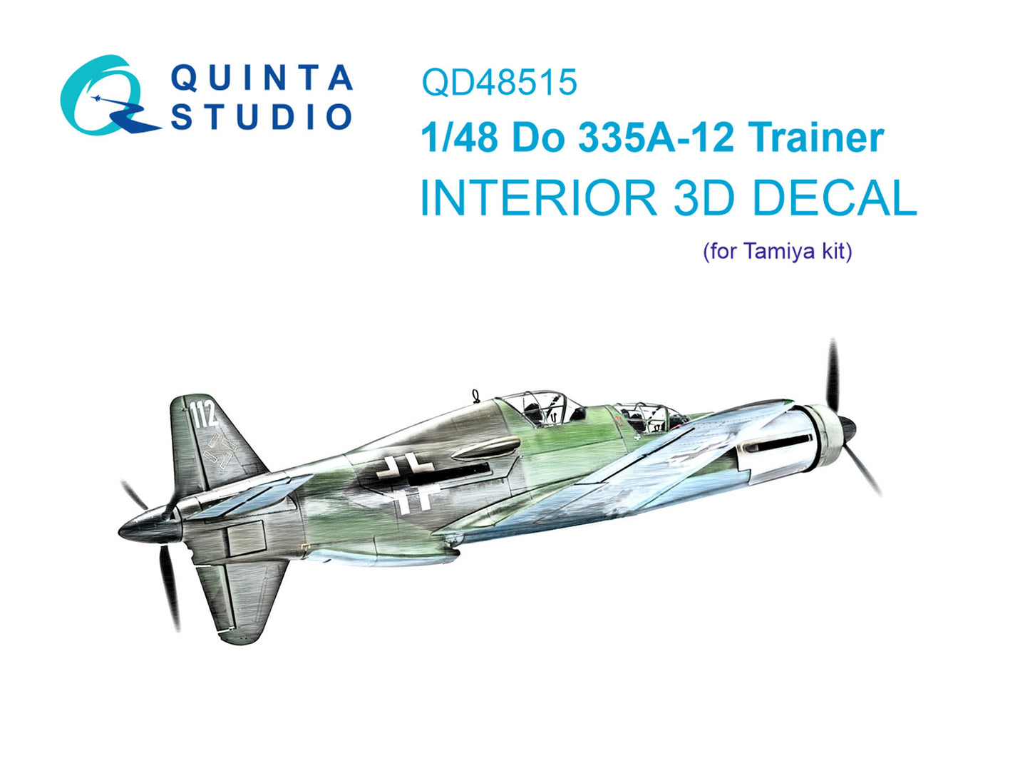 Quinta Studio QD48515 1:48 Do-335A-12 Trainer 3D Interior Decal