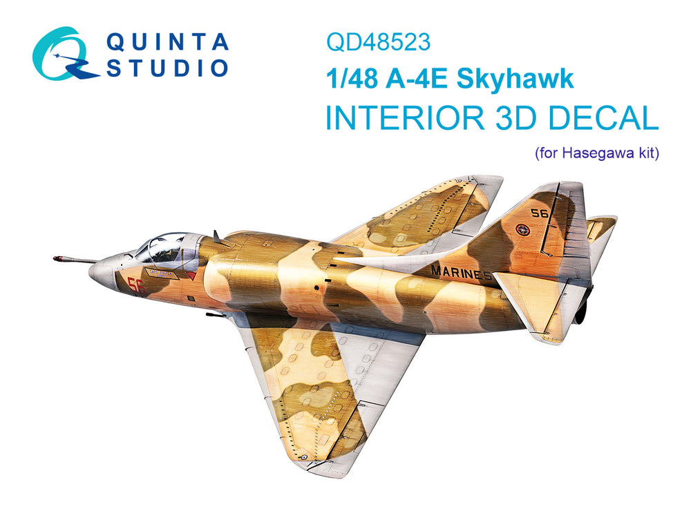 Quinta Studio QD48523 1:48 A-4E Skyhawk 3D Interior Decal