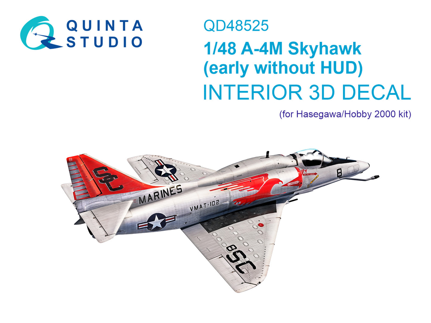 Quinta Studio QD48525 1:48 A-4M Early Skyhawk 3D Interior Decal