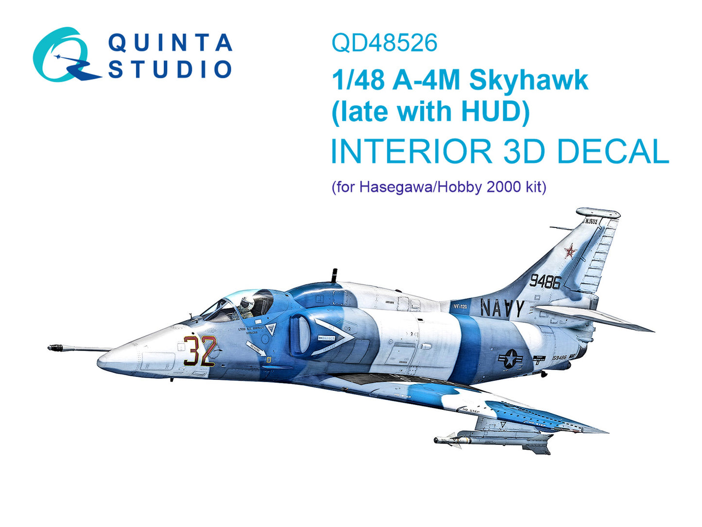 Quinta Studio QD48526 1:48 A-4M Late Skyhawk 3D Interior Decal