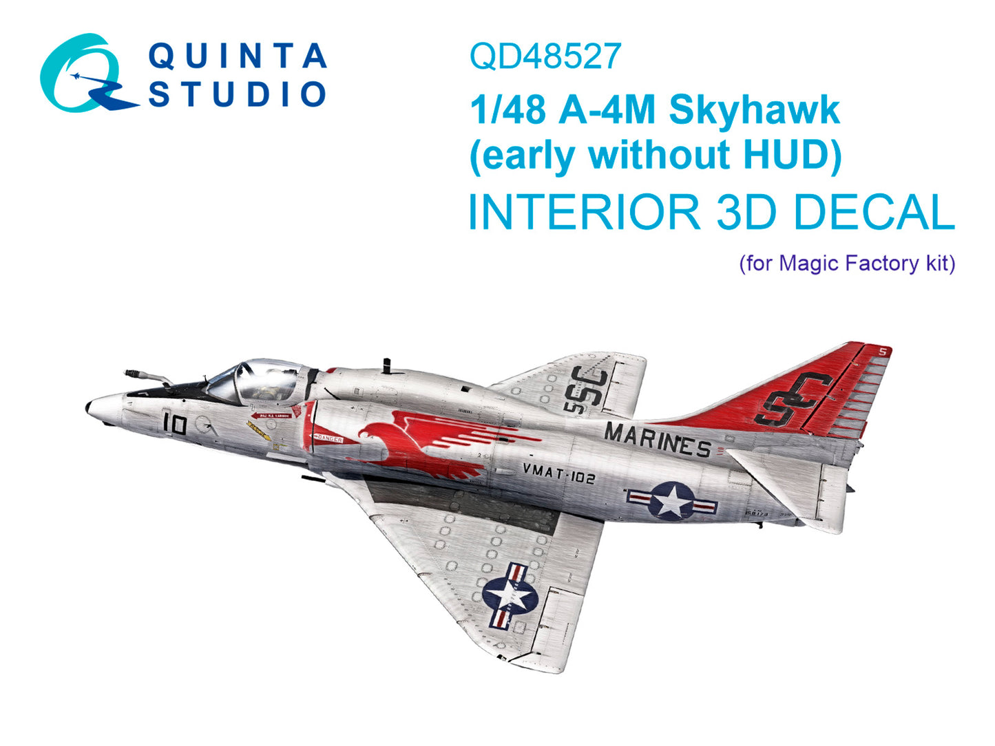 Quinta Studio QD48527 1:48 A-4M Early Skyhawk 3D Interior Decal