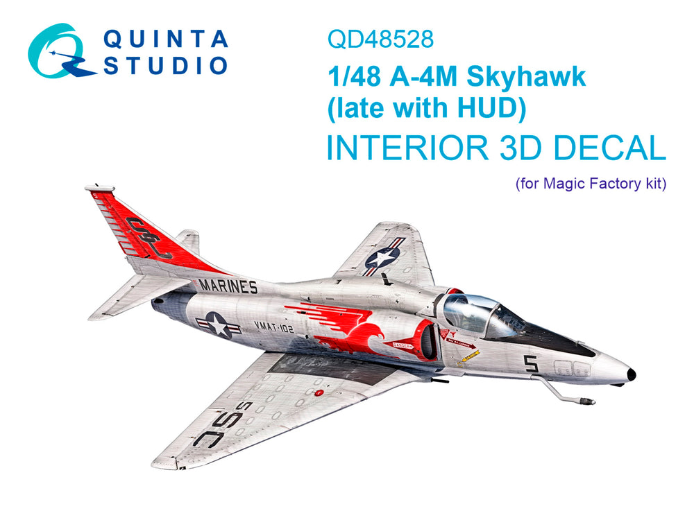 Quinta Studio QD48528 1:48 A-4M Skyhawk Late 3D Interior Decal