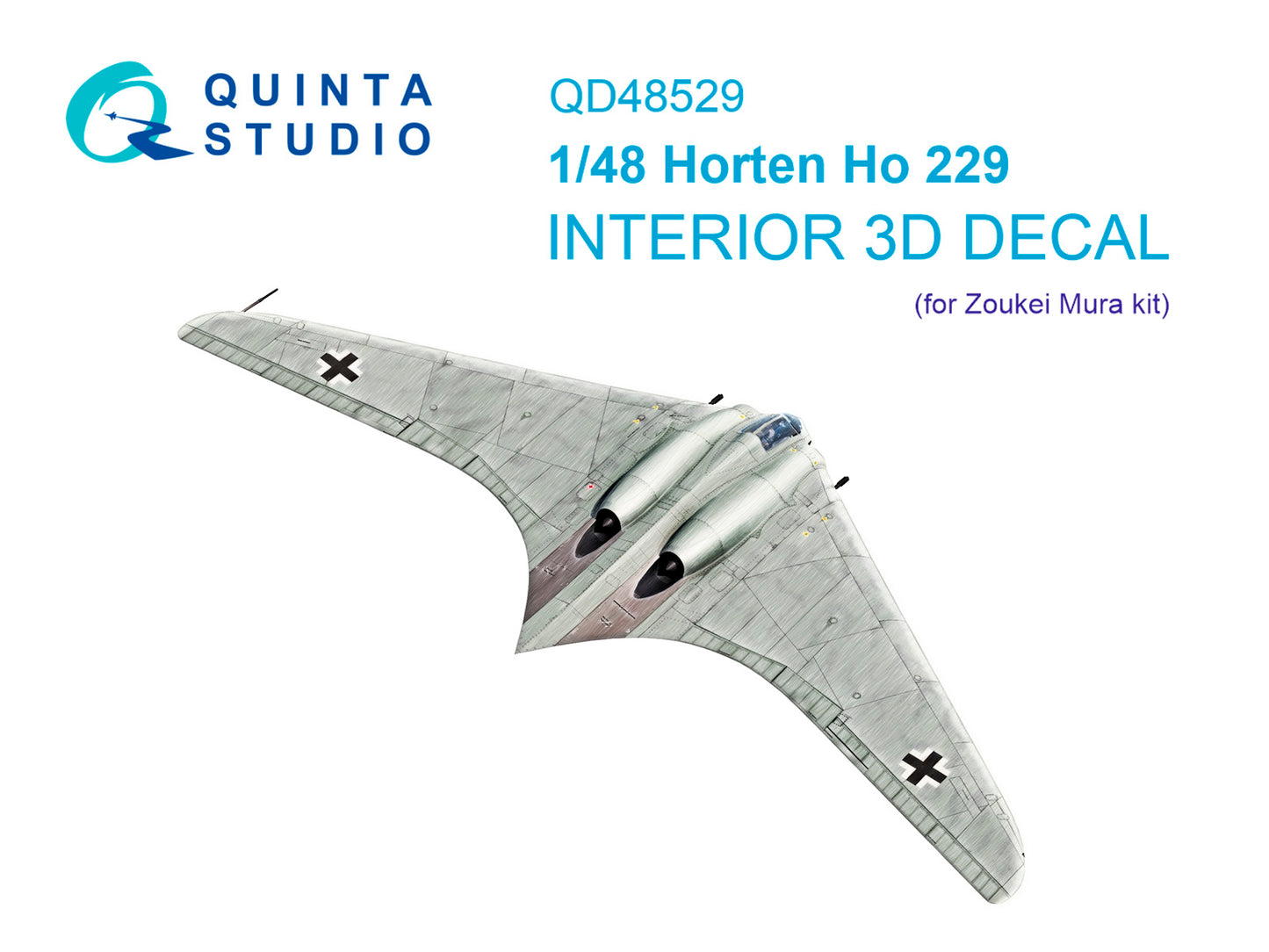 Quinta Studio QD48529 1:48 Horten Ho-229A 3D-Printed Interior Decals