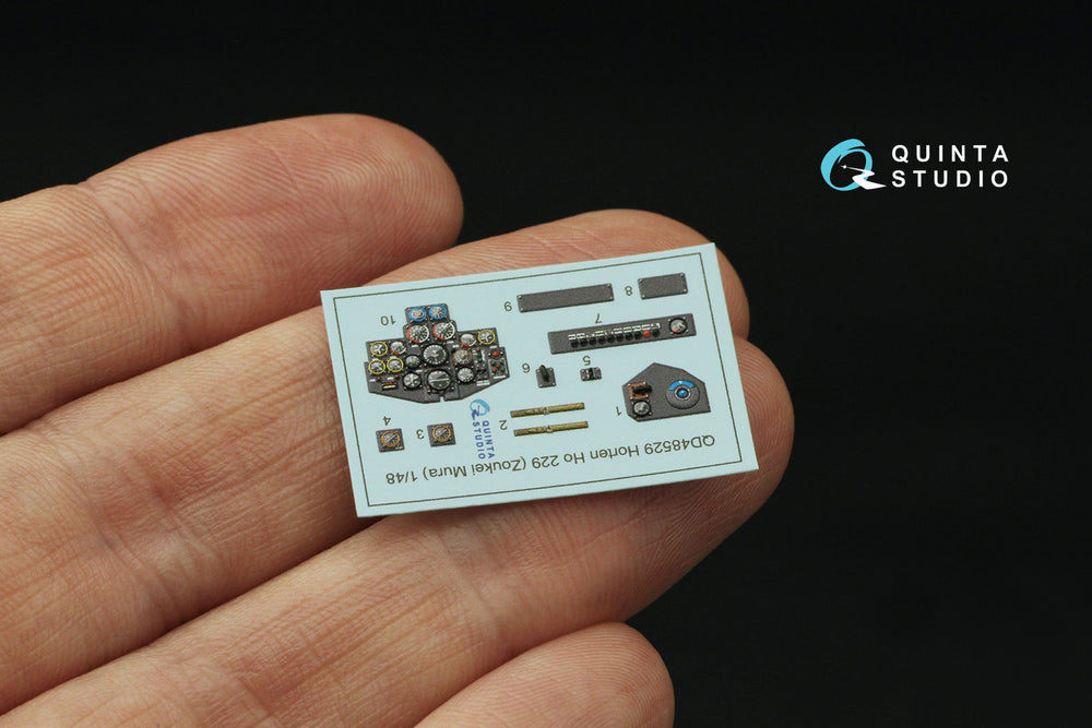 Quinta Studio QD48529 1:48 Horten Ho-229A 3D-Printed Interior Decals