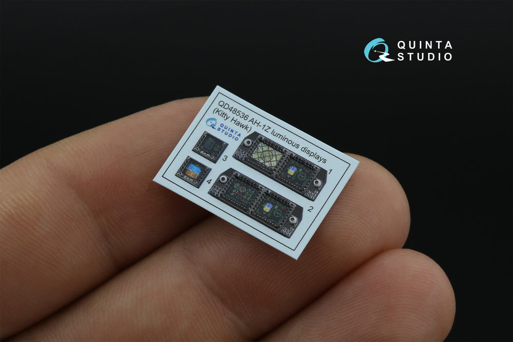 Quinta Studio QD48536 1:48 AH-1Z Zulu Viper Luminous 3D Interior