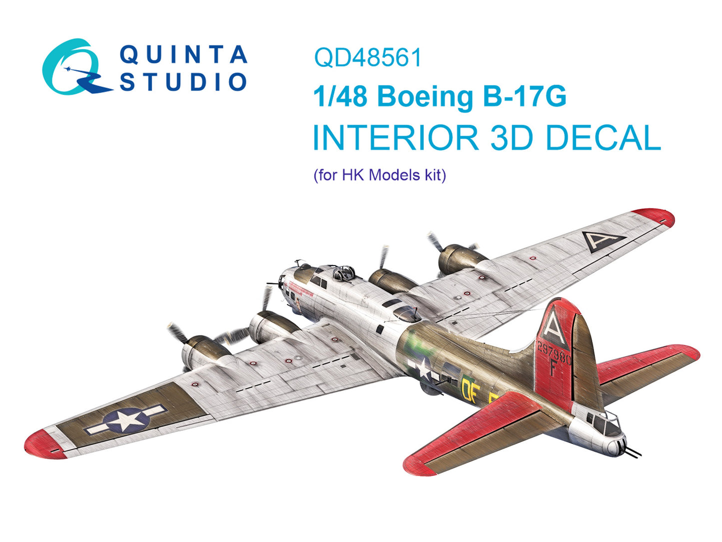Quinta Studio QD48561 1:48 B-17G Flying Fortress 3D Interior Decal
