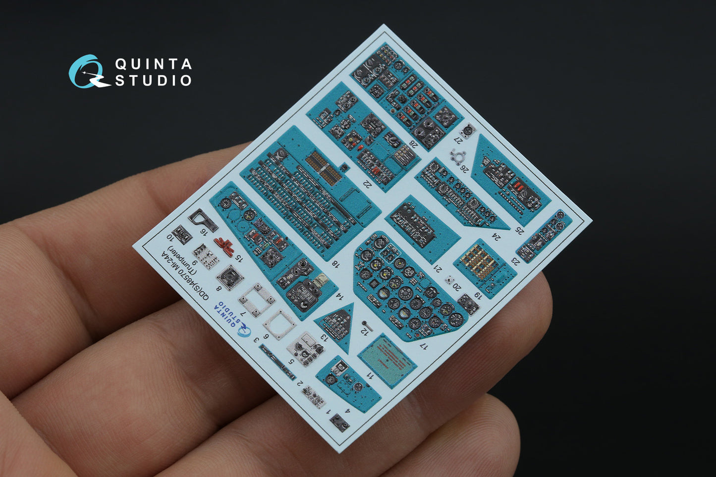 Quinta Studio QD48570 1:48 Mil Mi-24A 3D-Printed Interior decal