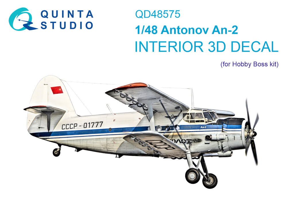 Quinta Studio QD48575 1:48 An-2 Colt 3D Interior Decal